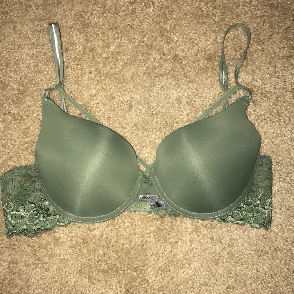 Army green bra